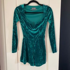 velvet romper